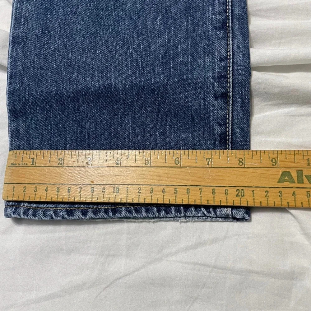 Polo Ralph Lauren Jeans Mens 38x32 Blue Authentic Dungarees Straight Leg Denim